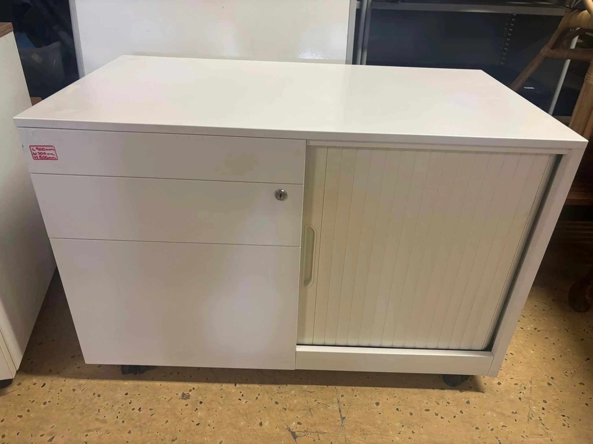 White Office Storage Unit with Draws and Cabinet. $100 each 20+